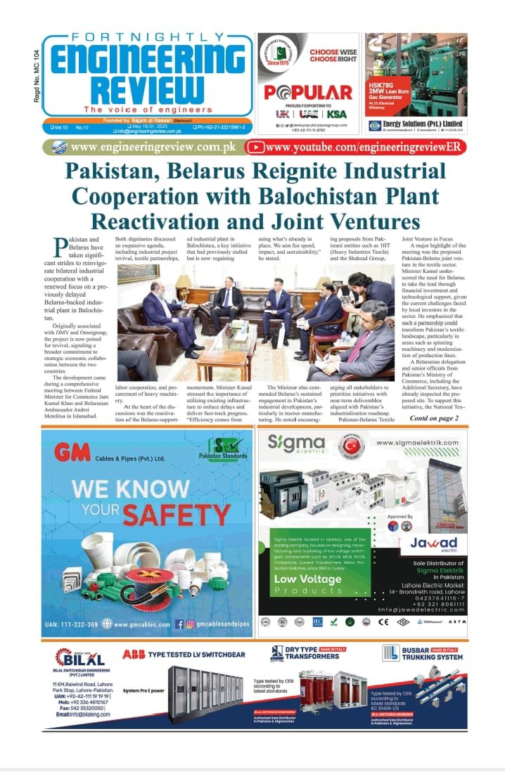 Engineering Review May 16-31, 2025