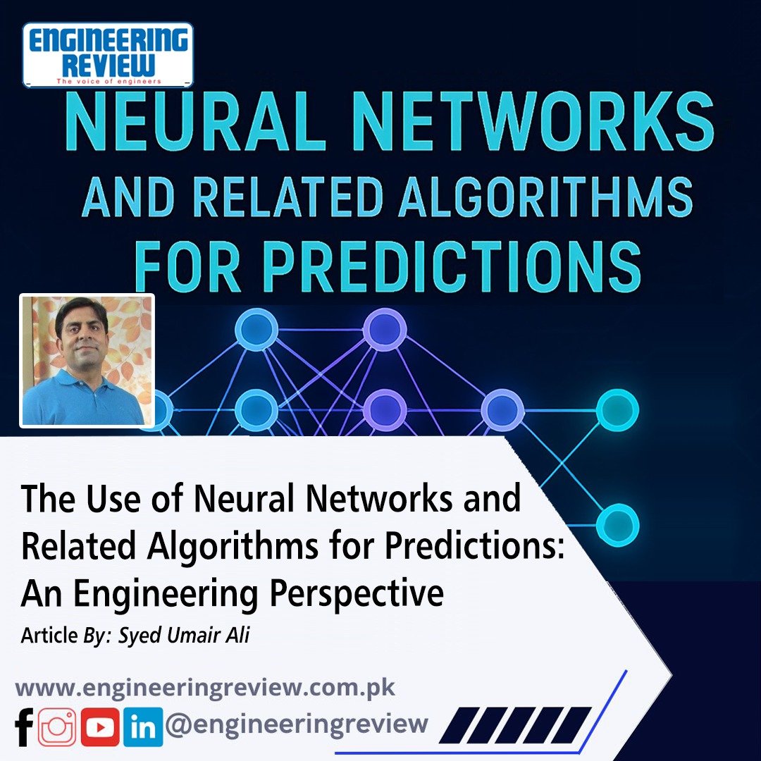 The Use of Neural Networks and Related Algorithms for Predictions: An Engineering Perspective