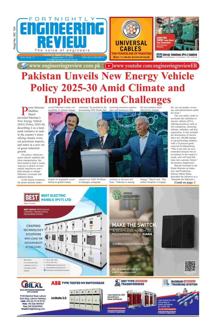 Engineering Review September 1-15, 2025