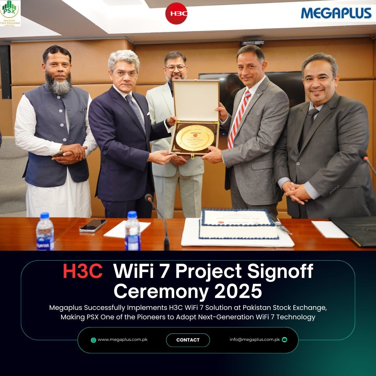 Megaplus Pakistan Implements H3C WiFi 7 Solution at Pakistan Stock Exchange