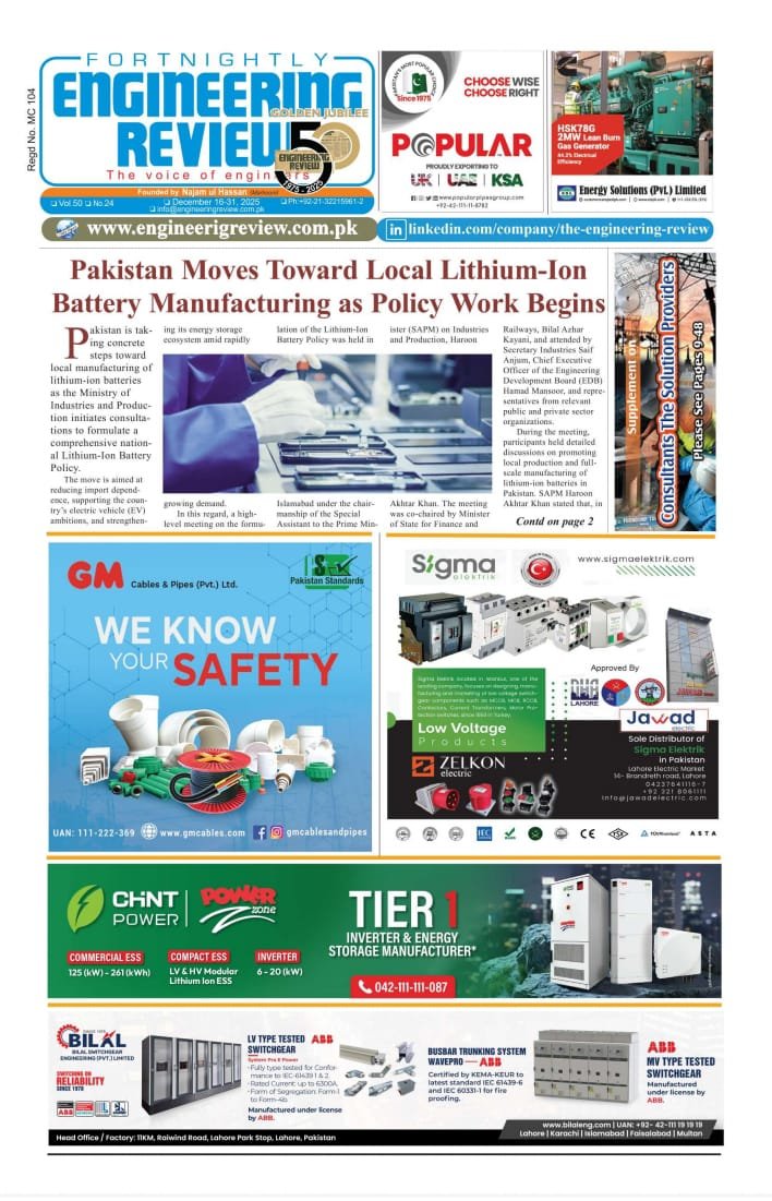 Engineering Review | Supplement: Consultant – The Solution Providers | Dec 16-31, 2025